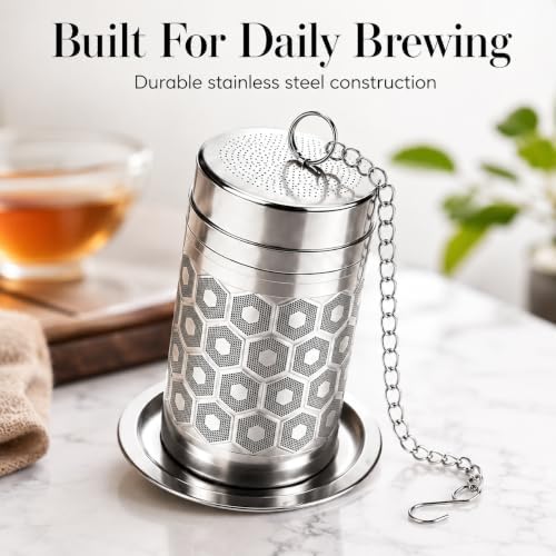 6 Pack Tea Infuser for Loose Leaf Tea, Stainless Steel Tea Strainer