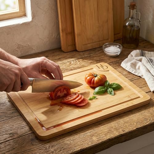 3 Piece Bamboo Cutting Board Set, Cutting Boards For Kitchen