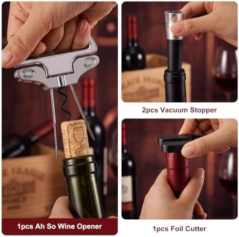 Ah So Wine Opener Set 2 Prong Wine Cork Saver