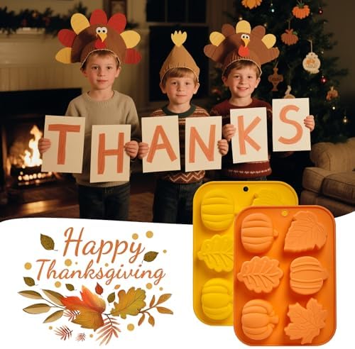 Pumpkin Silicone Molds, 2 Pack