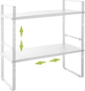 Across-Star Expandable Cabinet Shelf Organizer Rack, Stackable Kitchen Counter by Acorss-Star