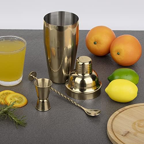 Tiawudi Large 24oz Cocktail Shaker Set, Stainless Steel 18/8 Martini