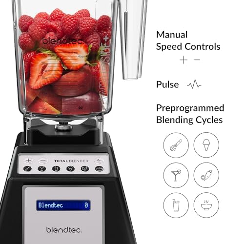 Blendtec Total Blender Classic, 90oz, Black
