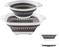 Collapsible Colander and Strainer, Silicone Strainer Colanders & Food Strainers by LogFaadCoi