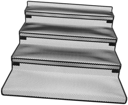 Metal Drawer Spice Rack Organizer Insert for Jars, Black