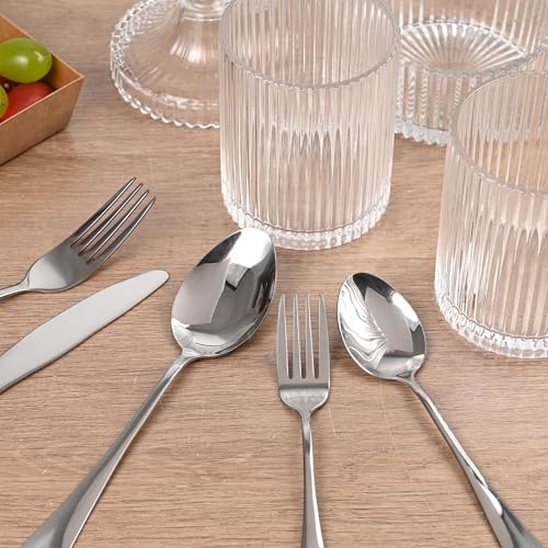 40 Piece Silverware Set with Drawer Organizer for 8