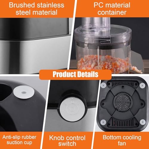 600W 5-in-1 Vegetable Dicing Machine & Meat Mincer