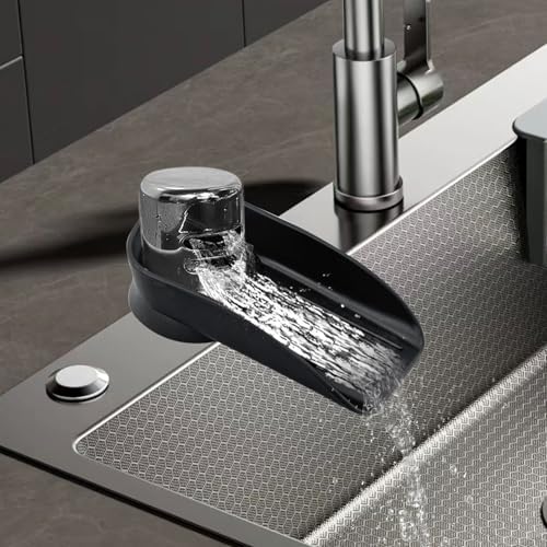 Black Dishwasher Air Gap Cover Water Ramp Silicone Splash Guard