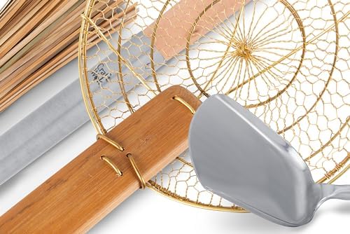 Craft Wok 4-Piece Wok Tool Set with Wooden Handles