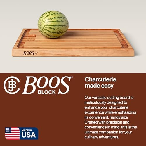 John Boos Au Jus Maple Carving Board, 18 x 24 x 1.5 Inches