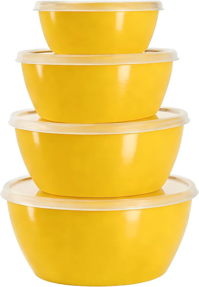 4-Piece Classic Plastic Prep Bowls by SCWBOEII