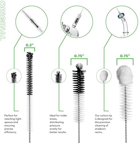Pipe Perfect Original Cleaning Brush Set – Multi-Size Detail Brushes