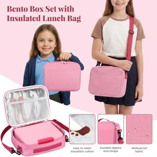HWONMTE Bento Lunch Box Set with Soup Thermo