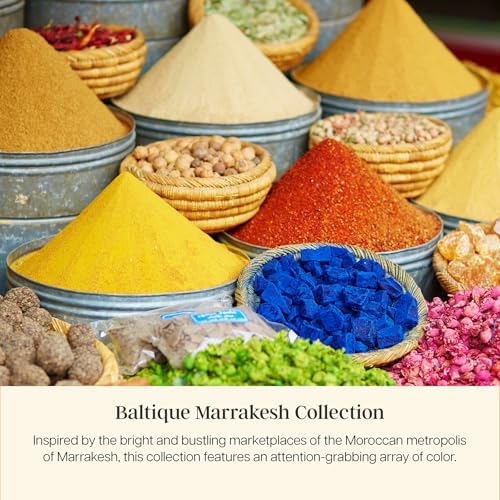 Baltique Marrakesh Muddler for Cocktails, Colorful Wood Handle, Nylon