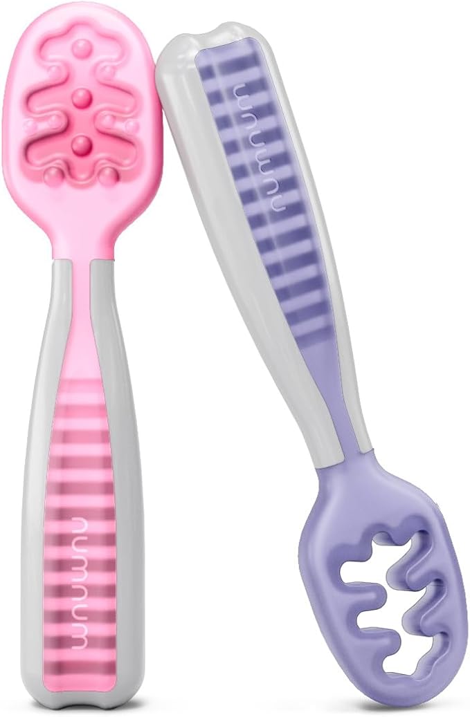 NumNum Baby Spoons Set, Baby Essentials Pre-Spoon GOOtensils by NumNum