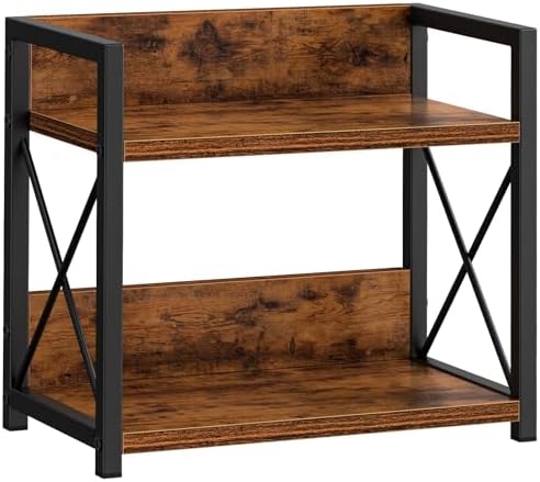 Giikin 2-Tier Countertop Shelf Organizer, Brown, S