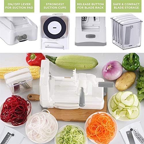 7-Blade Vegetable Spiralizer Pasta Maker
