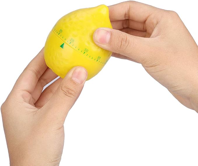 Lemon Mechanical Kitchen Timer, Cute Lemon Timer - Image 6