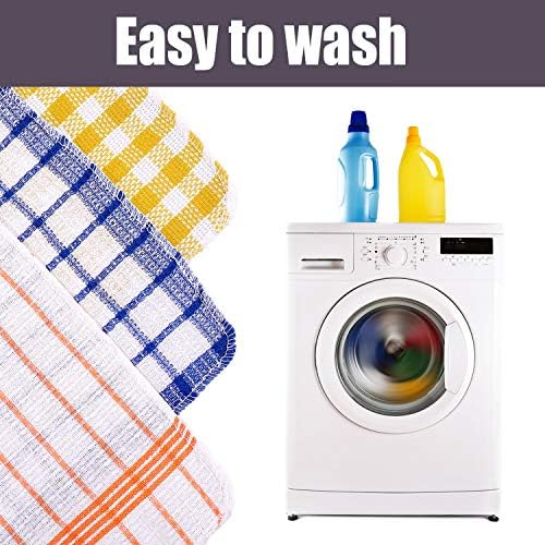 Patelai 12 Pcs Kitchen Dish Cloths Washing, Color, 14x14 Inch,12x12