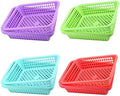 Jucoan Classroom Storage Baskets, 20 Pack, 10 x 7 x 2.5 Inch