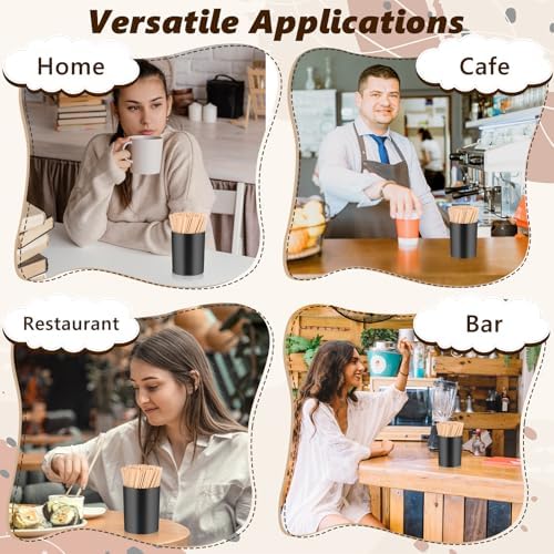 200 PCS Coffee Stirrer and Holder Set Wooden Coffee Stir Sticks