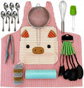 Kitchen Utensil Set 25-Piece Silicone Cooking Utensils wiht Stainless