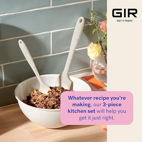 GIR: 3-Piece Silicone Kitchen Utensils Set, Sprinkles