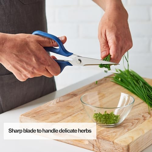 Misen Heavy Duty Kitchen Shears - Stainless Steel, Versatile and Easy