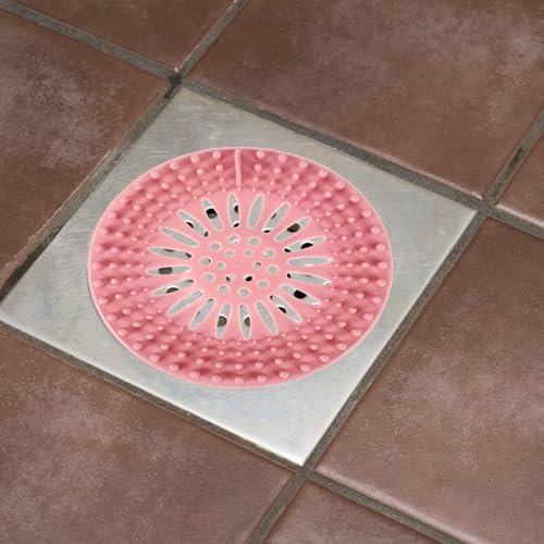 10pcs Floor Drain Cover Hair Catcher Strainer Set, Bathroom Sink