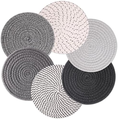Billbotk 8'' Trivets Hot Dishes, Hot pots and Pans, 6 Heat Resistant