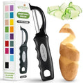 Spring Chef Original Swivel Vegetable Peeler with Soft Grip Handle