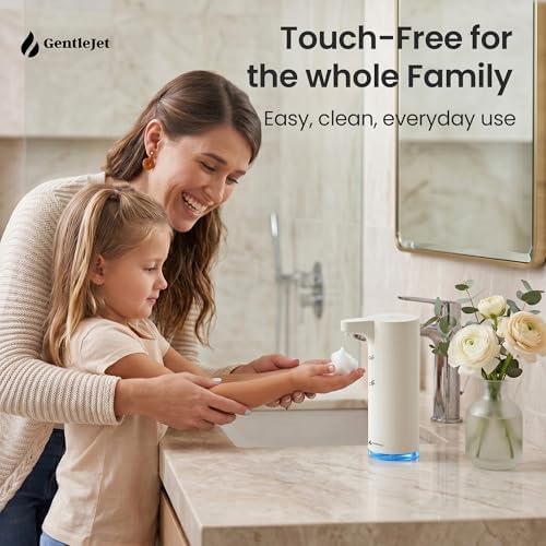 GentleJet EasyFoam Automatic Foaming Soap Dispenser, 304 Stainless