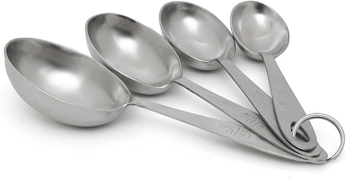 Lindy's MPC4 4-Piece Stainless Steel Measuring Scoop Set, 9 inches long by Lindys