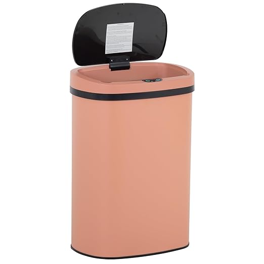 BestOffice | 13 Gallon Stainless Steel Trash Can by BestOffice