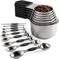 Magnetic Measuring Cups and Spoons Set Stainless Steel Measuring