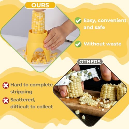 Corn Stripper and Peeler Tool, Non-Slip Handle