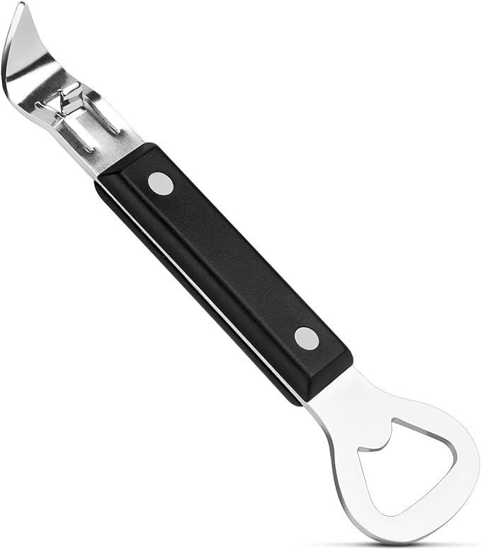 Anyongora 2-in-1 Can Punch Opener & Bottle Opener, Can Opener, Stainless Steel by Anyongora