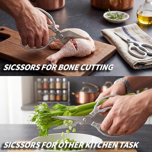 Kitchen Scissors, Kitchen Shears, Sharp Meat Cutting Scissor