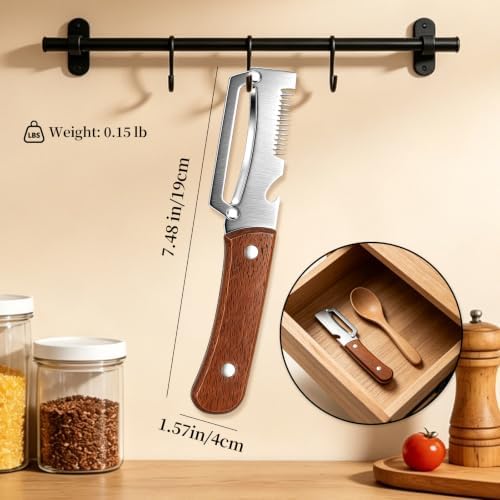 2 PCS Multifunctional Vegetable Peeler for Kitchen, 4-in-1 Peeler