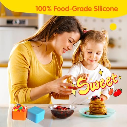 IELEK Silicone Lunch Box Dividers Reusable Non-Toxic, BPA Free