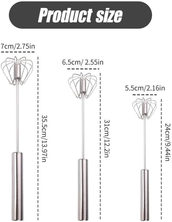 Stainless Steel Semi-Automatic Whisk, 2026 New Stainless Steel Egg