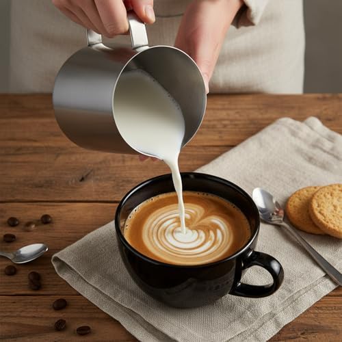304 Stainless Steel Measuring Cup with Handle and Pour Lip, 32oz