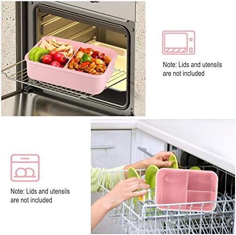 Bento Box for Adult, 1200 ML Lunch Containers for Adults, LeakProof