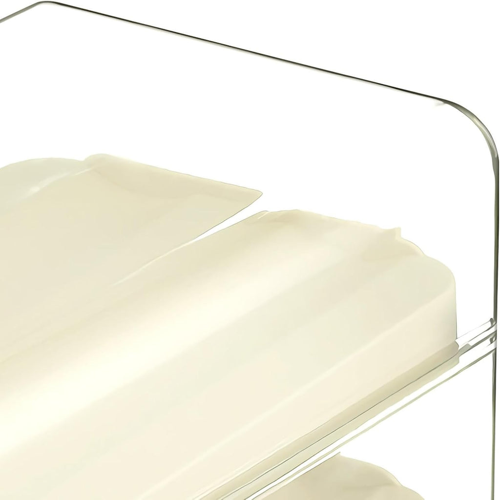 Rolling Egg Dispenser Transparent Storage - Sorter Shelf