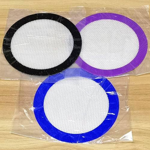 5" Small Round Silicone Baking Mat Non-stick Wax Mat Sheet Food Safe