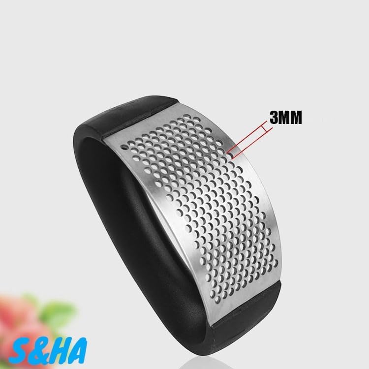 S&HA Stainless Steel Garlic Masher
