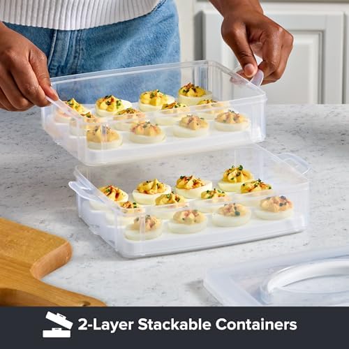 Snapware 2-Layer Egg Carrier, 24 Eggs