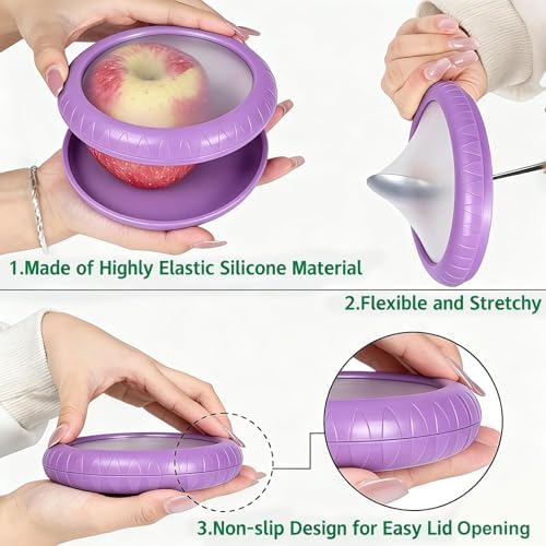 4-Piece Avocado and Onion Storage Containers