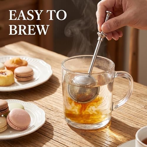 Tea Steeper Infuser Ball, 2 Pcs 304 Stainless Steel