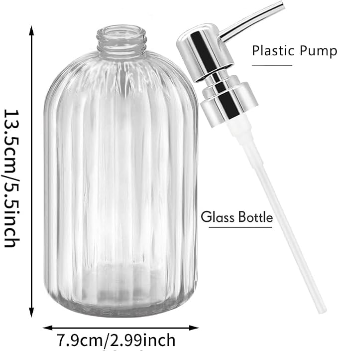 Soap Dispenser - 2 Pack 14 Oz Kitchen Soap Dispenser - Image 2